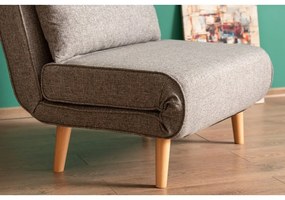 Fotoliu gri deschis Folde – Artie