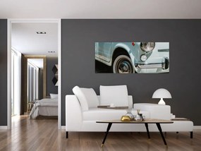 Tablou - mașina retro Fiat (120x50 cm)