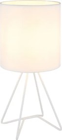 Globo 21734W - Lampă de masă TAMIAN 1xE14/40W/230V albă