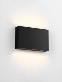 Aplica LED iluminat exterior ambiental IP65 YOKO II negru