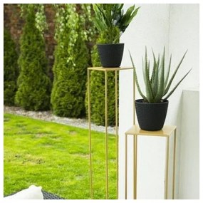 Suport pentru flori 100x24 cm, culoare aurie