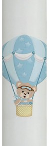 Lumanare Botez Ursulet in balon 4,5 cm, 40 cm