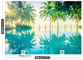 Fototapet Palms Pool