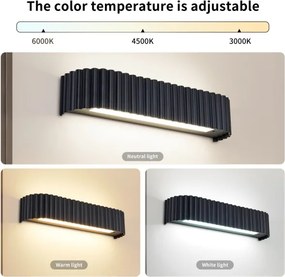 BRILAGI - LED reglabilă aplică de perete FALCON MODERN LED/14W/230V 40 cm neagră + telecomandă