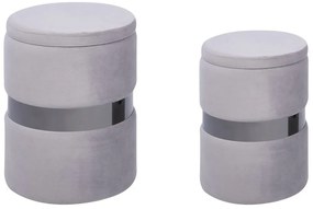 Set 2 buc taburete Dorina (gri). 1078635