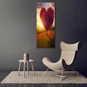 Imprimare tablou canvas Copac inima