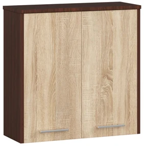 Dulap de baie suspendat Farid TYP5 (wenge + Stejar sonoma). 1069551