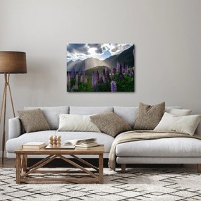 Tablou - scenariu cu flori de Lupin (70x50 cm)