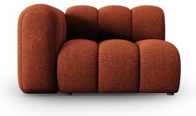Modul pentru canapea cărămiziu (cu colț pe partea stângă ) Lupine – Micadoni Home