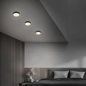 Plafonieră LED Briloner 7072-415 STAR SKY LED/11W/230V d. 15 cm negru