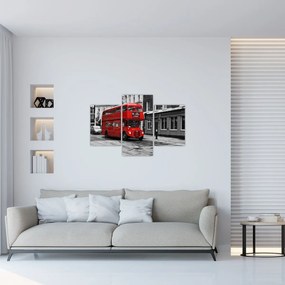 Tablou - Londra cu autobuz (90x60 cm)