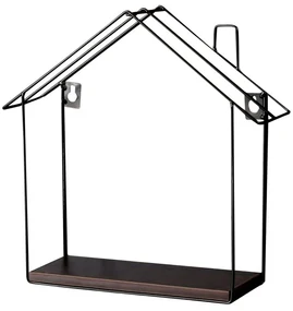 Raft de perete KASOTA (nuc + negru). 1091748