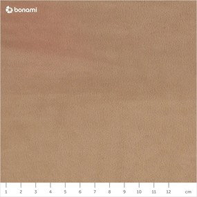 Pat matrimonial bej tapițat cu spațiu de depozitare 200x200 cm Tate – Maison de Rêve