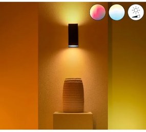 Aplică LED RGBW dimabilă UP&DOWN 2xGU10/4,7W/230V negru Wi-Fi