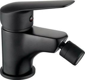 Baterie bideu negru mat Deante Boro fara ventil