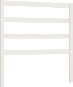vidaXL Tăblie de pat, alb, 96x4x100 cm, lemn masiv de pin