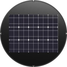 Lampă stradală solară LED cu senzor LUVIA LED/15W/3,2V 6500K IP54 5400 mAh+telecomandă