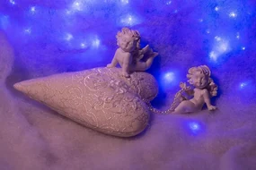Fototapet înger cu inimă