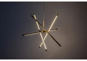 Lustră LED pe cablu Rabalux 72339 HENLI2 LED/40W/230V 3000K auriu