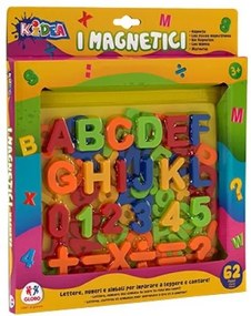 SET LITERE SI CIFRE MAGNETICE 67 PIESE -  KIDEA (GL37564)