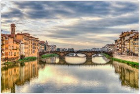 Tablou - Pod peste râu (90x60 cm)