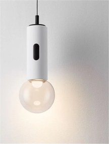 Pendul LED design minimalist CHRONOS alb