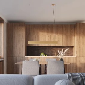 Lustră LED pe cablu Sollux SL.1396 SPARK 1xG13/8,5W/230V auriu