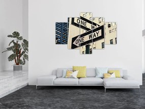 Tablou - New York ONE WAY (150x105 cm)