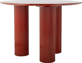 Masă de dining rotundă cu aspect lucios ø 110 cm Della – Bloomingville