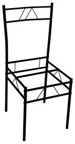 Set mobilier sufragerie Pacientes (stejar deschis + negru) (pentru 4 persoane). 1116437
