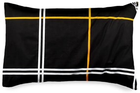 Față de pernă 4Home Carouri, negru, 50 x 70 cm