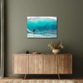 Tablou - Surfer în valuri (70x50 cm)
