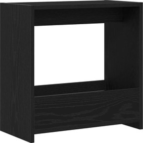 vidaXL Masă laterală Stejar Negru 50 x 26 x 50 cm Lemn compozit