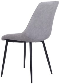 Set 2 buc. scaune pentru sufragerie Masar (gri deschis). 1009942