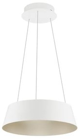 Pendul LED dimabil design modern ALBA alb 42cm