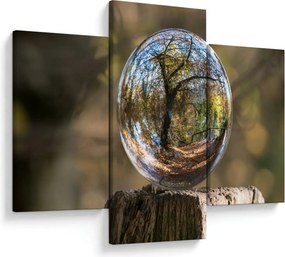 Tablou - Reflecție intr-o sferă transparentă (90x60 cm)
