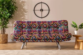 Canapea trei locuri Mishike (Multicolor). 1072886