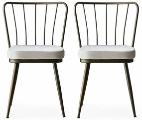 Set de scaune de sufragerie Yildiz Mink, 2 buc., 2 buc.