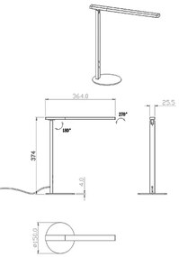 Lampă LED dimabilă IDEAL LED/10W/230V 3000-6000K alb Fabas Luce 3550-30-102
