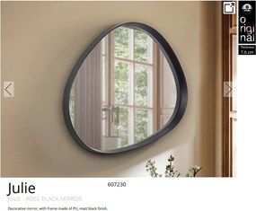 Oglinda decorativa moderna Julie negru