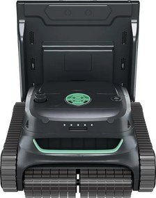 Robot fara fir pentru piscine Wybot S2 Pro, 91 W, 210 min, 300 m², Filtrare dubla, Statie de incarcare, Giroscop, Negru