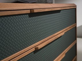 Comoda cu 3 sertare design LUX Dark green