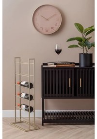 Raft pentru sticle de vin auriu din metal număr de sticle 5 38x84,5x20 cm Single Floor – PT LIVING
