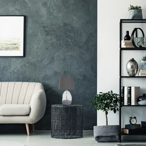 Lampă de masă Rabalux 74228 APOLONIA 1xE27/40W/230V gri