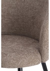 Set de scaune de sufragerie bej 2 buc. din metal Radaja – Light &amp; Living