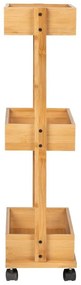 Etajeră baie din bambus Wenko Allegre