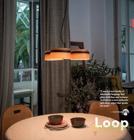 Lustra LED dimabila design deosebit LOOP 29567