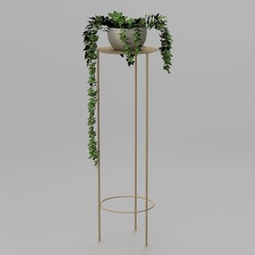 Suport de flori 100x32 cm auriu