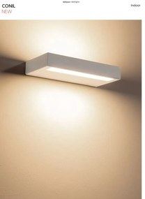 Aplica LED iluminat ambiental CONIL 39cm alba