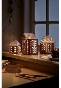 Sfeșnic pentru lumânări pastilă din ceramică Gingerbread Lighthouse – Kähler Design